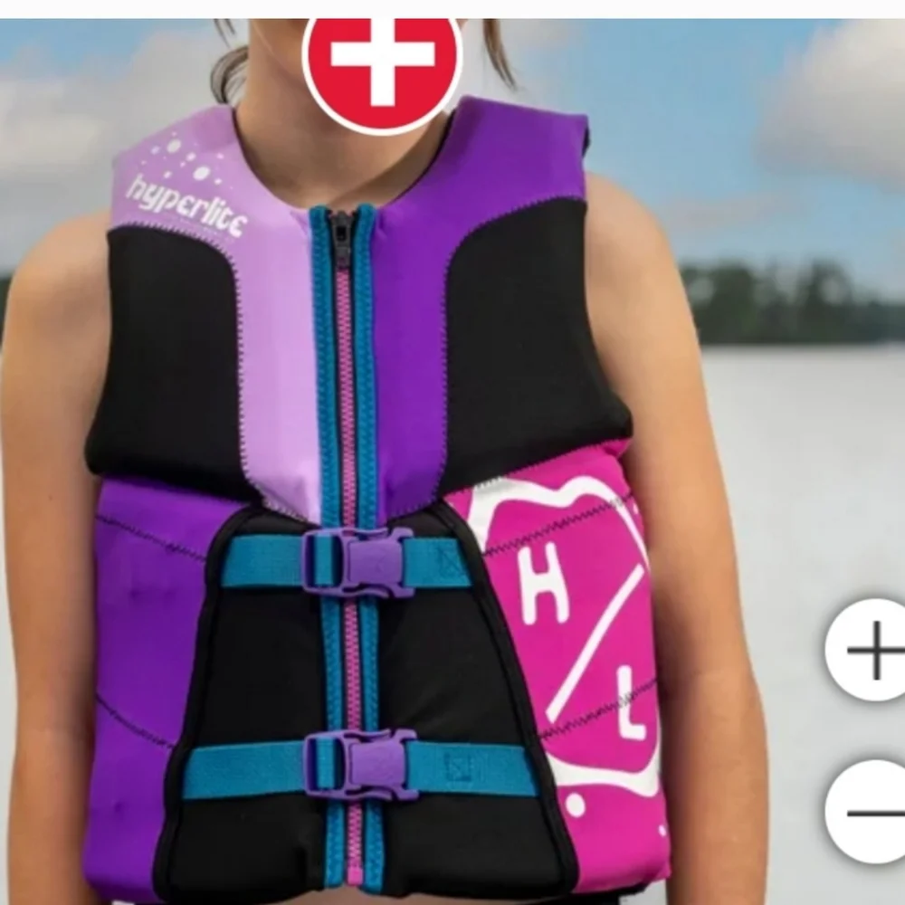 Hyperlite youth Life Vest Kids Large 55lbs to 88 lbs, new